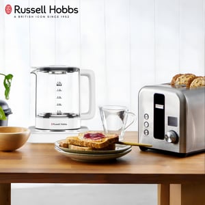 Russell Hobbs AuraLite 1.5L 9-in-1 800W Multi-Function Kettle | Boil, Brew & Cook with Touch Control, Variable Temp (40–100°C)| Keep Warm Function, Auto Shut-Off, Infuser & Steamer Accessories RJK1500 image 3