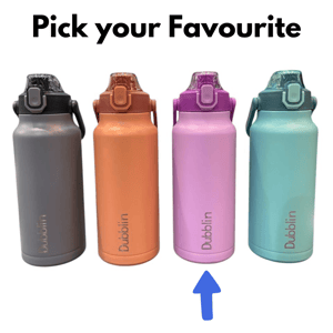 Dubblin Vacuum Sport Bottle, Basket, 1400 ml - Pink