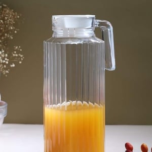 Luminarc Quadro Water Jug (Toughened Glass) - 1300 ml image 2