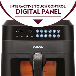 Borosil Digital air fryers 4.7 L Capacity with Digital Display | 1300 Watts| 2 Year Warranty image 4