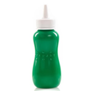 Gluman Sauce Bottle 390, Twist Open & Close Lid Squeeze Bottle, Ideal for Ketchup, Mayo & Home-made Sauces - Green, Buy any 1