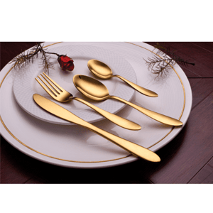 Metinox Gold Munnar Cutlery, Gold PVD Coated, Durable Long Lasting Coating - Baby Fork