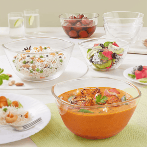 Borosil Square Mixing Bowl, Made from TUFF Glass, Suitable for Everyday Serving & Baking image 6
