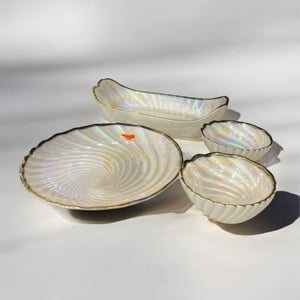 Crystal Handmade 10 pcs Snack Set, Premium Snack Set for Exclusive Hosting and Gifting - White