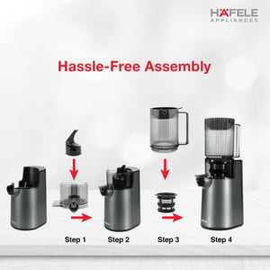 Hafele Magnus Prime Cold Press Juicer, 50 RPM, 250 watts, 1 year warranty image 3