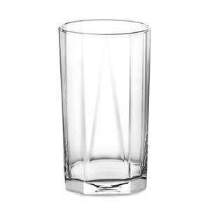 OCEAN PYRAMID HI BALL 300 ml, Set of 6, Suitable for Water, Juices & Cold Beverages