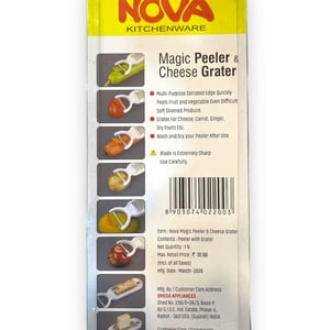 Nova 2 in 1 Magic Peeler, Sharp Peeler with Grater image 2