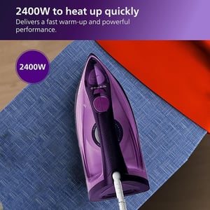 Philips EasySpeed Plus Steam Iron 2400W - GC2147/30, 2 years warranty image 2
