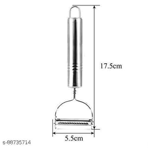 Stainless Steel Julienne Peeler | Sharp Stainless Steel Blade for Quick Thin Vegetable Strips & Garnishes image 2