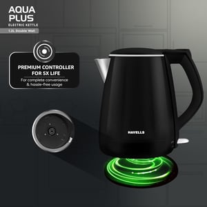 Havells Aqua Plus 1.2L Electric Kettle, Cool Touch Body, 2 Years Warranty image 7