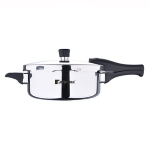 Bergner Argent Tri-Ply Pressure Cooker (3.5 Litres Wide)