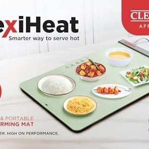 Clearline FlexiHeat 400W Food Warming Mat | Rollable & Portable Buffet Food Warmer | Digital Temperature Control (40°C–100°C) | 6-Hou... image 3