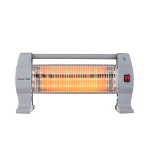 Russell Hobbs RQH1200H 1200W HeatLine Quartz Heater | Triple Quartz Tubes, Instant Radiant Warmth, 3 Heat Settings, Tip-Over Protection | Compact Horizontal Room Heater | 2 Yr Warranty image 2