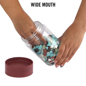 CELLO Modustack Glassy Storage Jar – 750 ml (Set of 2), Stackable Airtight Glass Jars, Ideal for Snacks, Pulses, Dry Fruits & Pantry Storage image 5