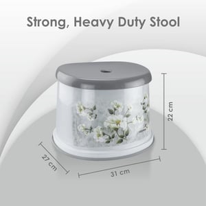 Nayasa Floral 3 pcs Bathroom Set (25 litres bucket + 1500 ml mug + 1 Stool) image 5