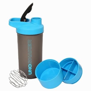 Jaypee Plus Plastic Uno Shaker with 2 storage compartment and wire blending ball image 5