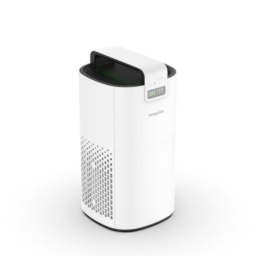 Vaayura Storm Smart True HEPA 13 Filter Air Purifier and coverage of 600-800 sq. App Control, Essential Oil Aromatherapy Feature, feet – 4-Stage Filtration