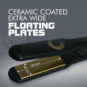 Havells HS4122 Hair Straightener with Keratin Wide Plates and Digital Display, 2 Years Gurarantee image 3