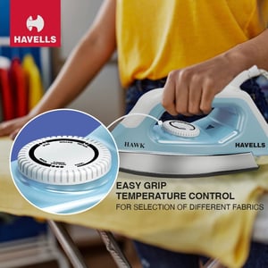 Havells Hawk Dry Iron 1100 Watts, Heavy-weight iron, 2 years warranty image 9