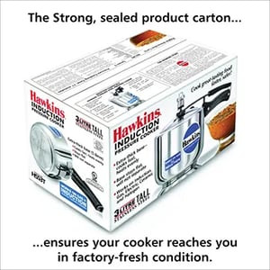 Hawkins Stainless Steel 4 Liters Pressure Cooker (HSS40), Ideal for 4-5 People image 3