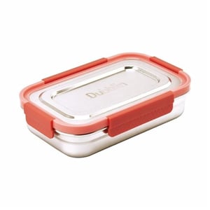 Dubblin Dine Out Senior Lunch Box, Stainless Steel Body, Compact & Sturdy, Ideal for School & Office