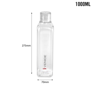 Cello Venice Plastic Water Bottle - 1000 ml, BPA Free Plastic, Unbreakable Body image 6