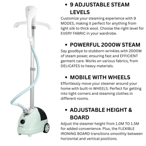 Russell Hobbs 2000 watts Garment Steamer, RGS2000SP, 2 years warranty image 7