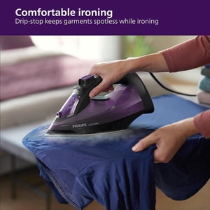 Philips Steam Iron with SteamGlide Plus Soleplate 2400 Watts - DST5030/80, 2 years warranty image 2