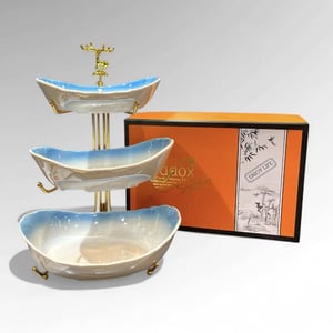 Addox Ceramic 3-tier Platter image 2