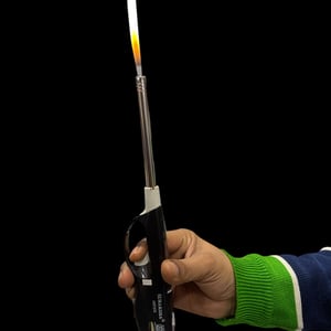 Flame Gas Lighter with Butane Cylinder Refill | ISI-Marked, Refillable in Under a Minute | 6 Month Warranty image 2