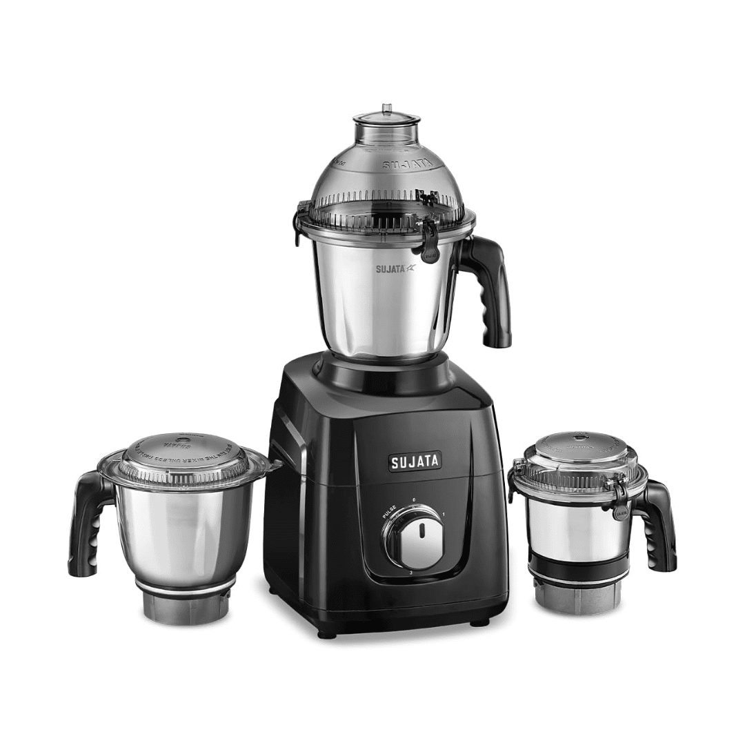 Sujata MG02 Mixer Grinder, 1000 watts motor suitable for heavy grinding and shakes, 2 years warranty