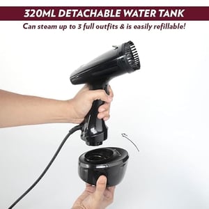 Borosil Handheld Digital Garment Steamer, Horizontal & Vertical Use, 1600W Fast Heating | 2 Years Warranty image 6