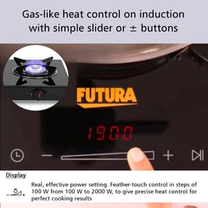 Hawkins Futura Single Induction Hob, 2000-W Cooktop Designed for Indian Cooking, 1 Year Warranty (FIC1A1) image 2