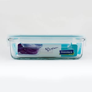 GLASSLOCK CLASSIC AIRTIGHT TEMPERED FOOD CONTAINER - 1000 ML, Leak Proof, BPA Free, Microwave & Freezer Safe & Airtight image 5
