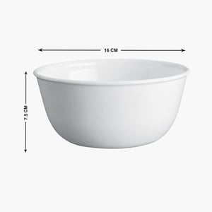 Corelle Winter Frost White Curry Bowl - 828 ml, Break Resistance, Microwave & Dishwasher Safe image 2