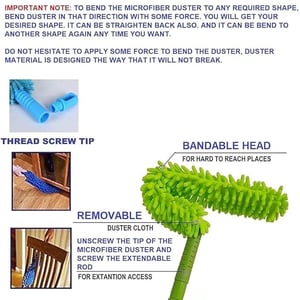 Ceiling and Fan Microfiber Duster, Bendable and Extendable image 4