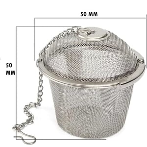 Green Tea Strainer (Large), Stainless Steel Body, Perfect to be used in cups image 4