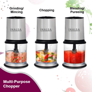 Inalsa Bullet Inox Chopper 450 Watts, 2 years Warranty image 5
