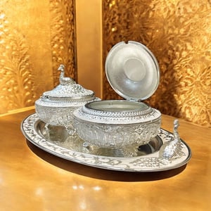 German Silver Mouth Freshener Serveware - Large, For Premium Hosting & Gifting image 3