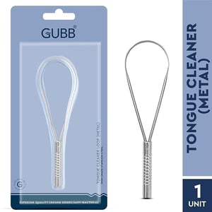GUBB Metal Tongue Cleaner For Kids & Adults (with Loop) image 2