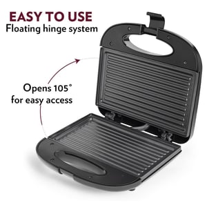 Borosil Klassy Grill Sandwich Maker, 800 Watts, Non-Stick Plates, 2 Years Warranty image 3