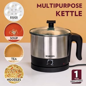 Borosil Omni Kettle Electric, 1 Litre, 1 Year Warranty image 2