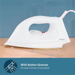 Philips Dry Iron 1000 Watts - HL114/28, 2 years warranty image 3