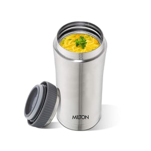 Milton Optima Thermosteel Bottle, 12 Hours Hot & Cold  - Silver - 420 ml (Approx. 2 Cups) image 4