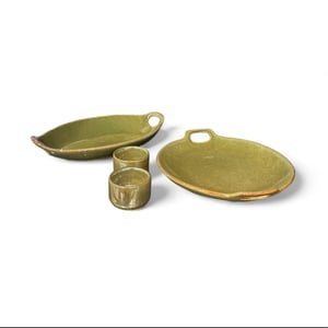 Tattva Ceramic 4 pcs Platter Set, For thoughtful and elegant gifting