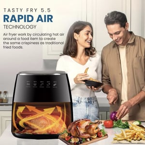 Inalsa Gourmia Air Fryer, 5.5 Litres, 1600 watts, 1 year warranty image 7