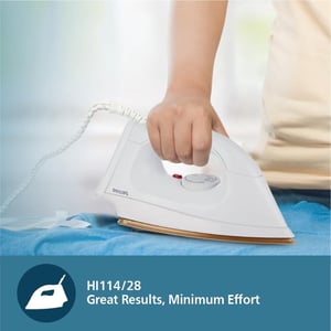 Philips Dry Iron 1000 Watts - HL114/28, 2 years warranty image 2