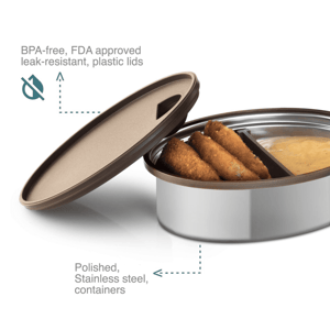 Vaya Tyffyn Lyte 1000 ml, 3 Stainless Steel Containers with Insulated Outer Body, Keeps Food Hot & Fresh For Long Hours image 4
