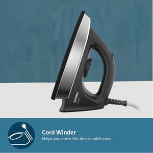 Philips Dry Iron with Heavy Soleplate 1000 Watts - GC181/80, 2 years warranty image 3