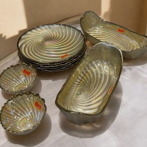 Crystal Handmade 10 pcs Snack Set, Premium Snack Set for Exclusive Hosting and Gifting